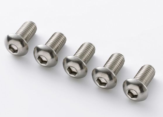 Altos el hexágono principal redondo de acero inoxidable de la dureza 304 atornilla el 100% modificado para requisitos particulares bajo normas de calidad del UNI del estruendo BS del ISO