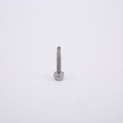 410 tornillo hexagonal penetrante de acero inoxidable de la perforación del reborde de los tornillos M4.2-M6.3