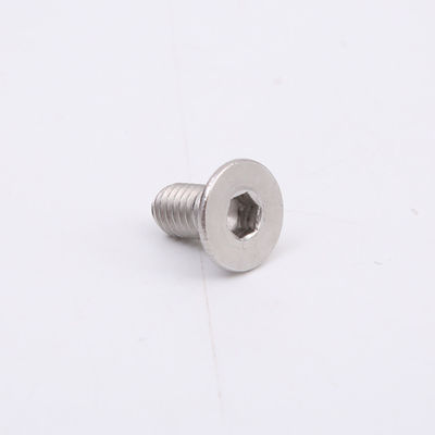 El acero inoxidable de M1.6 M2.5 atornilla el tornillo avellanado hexágono principal plano de la cabeza DIN7991