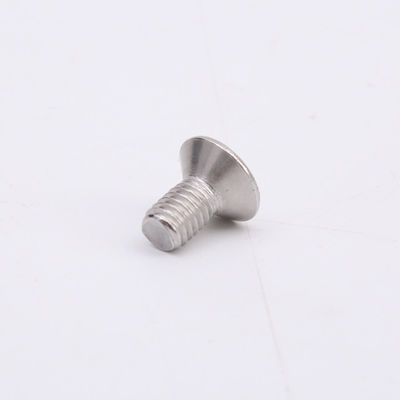 El acero inoxidable de M1.6 M2.5 atornilla el tornillo avellanado hexágono principal plano de la cabeza DIN7991