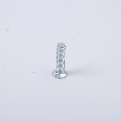 10-24 10-32 14-20 tornillos principales planos avellanados estándar negro galvanizados de acero del cinc de carbono