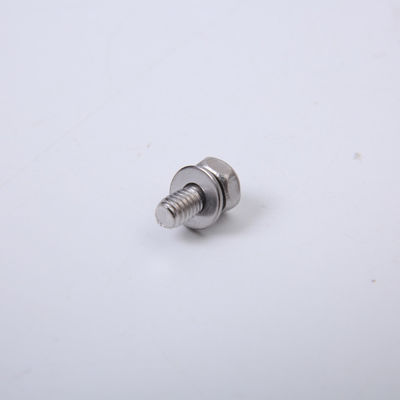 El acero de carbono niquelado atornilla el sistema de M3M4M5M6 Pan Head Combination Screw Three