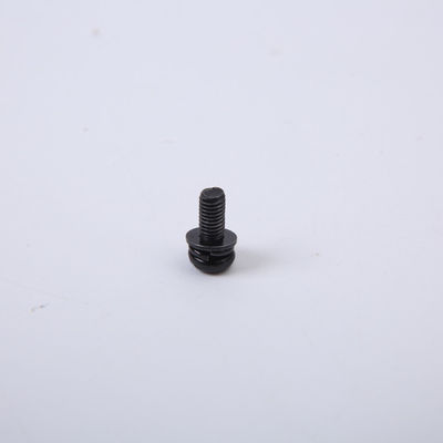 Arandela elástica plana ahuecada cruzada M2M3M4M6 de la cabeza de la ronda del negro de Pan Head Screws GB9074.8