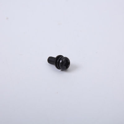 Arandela elástica plana ahuecada cruzada M2M3M4M6 de la cabeza de la ronda del negro de Pan Head Screws GB9074.8