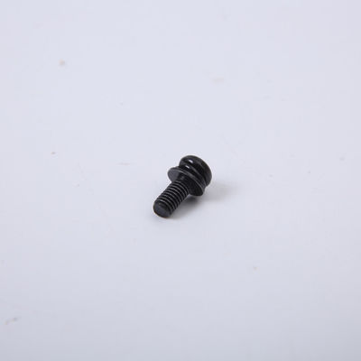 Arandela elástica plana ahuecada cruzada M2M3M4M6 de la cabeza de la ronda del negro de Pan Head Screws GB9074.8
