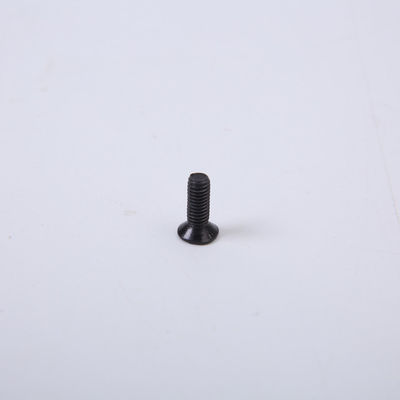 Tornillos avellanados cruzados electrónicos, tornillos principales planos negros de la precisión