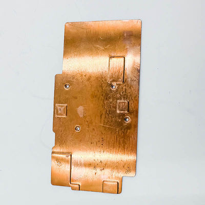 Disipador de calor de cobre puro, placa de cobre del disipador de calor del diente de la pala