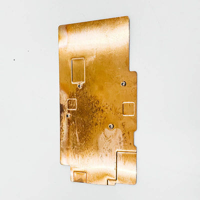 Disipador de calor de cobre puro, placa de cobre del disipador de calor del diente de la pala