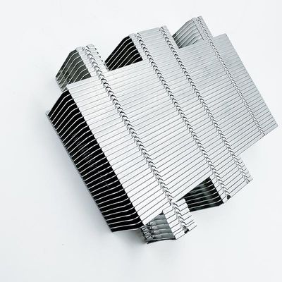 Las piezas que trabajan a máquina modificadas para requisitos particulares del CNC revisten las aletas de aluminio del radiador con cobre para la CPU
