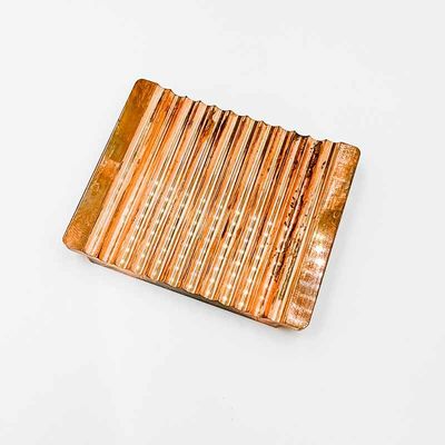 CNC que trabaja a máquina el disipador de calor de cobre lleno de la CPU, disipador de calor que raspa para la industria de iluminación