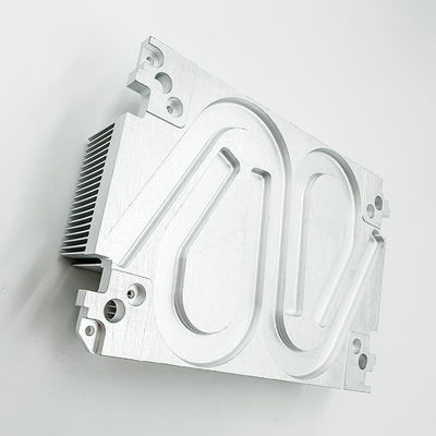 Disipador de calor de aluminio de las piezas de metal del CNC que trabaja a máquina para el inversor fotovoltaico