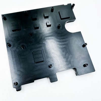 Radiador anodizado negro de aluminio del disipador de calor de las piezas del CNC del automóvil que trabaja a máquina