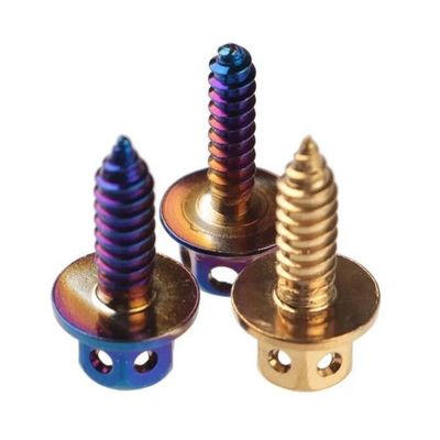 El titanio de M4 M5 atornilla 304 tornillos penetrantes de acero inoxidables de la cabeza del reborde