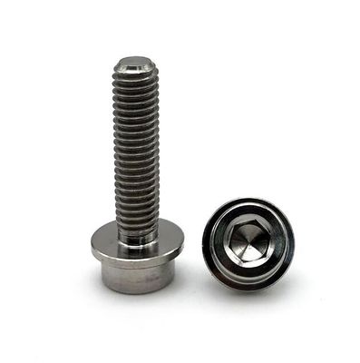 El titanio M6 atornilla las sujeciones de alta resistencia del titanio ahueca el tornillo hexagonal principal