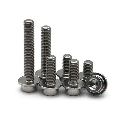 El titanio M6 atornilla las sujeciones de alta resistencia del titanio ahueca el tornillo hexagonal principal