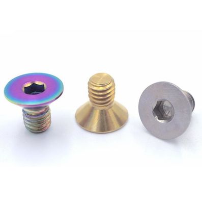 El tornillo M5x18x20 de la manija de la aleación del titanio maneja los tornillos de fijación con la junta