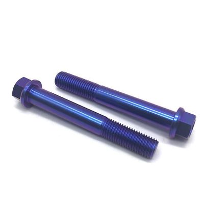 Sujeción automotriz del hexágono ISO9001 del tornillo del reborde del tornillo de la aleación externa del titanio