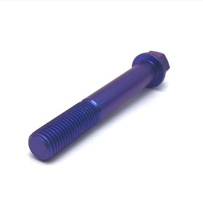 Sujeción automotriz del hexágono ISO9001 del tornillo del reborde del tornillo de la aleación externa del titanio