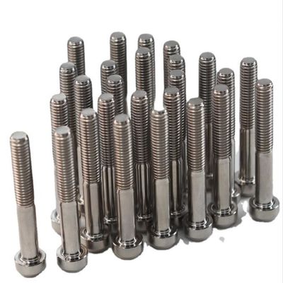 Tornillos principales de la aleación del titanio del tornillo de la taza de los pernos de tornillo de zócalo del hex. de la aleación del titanio