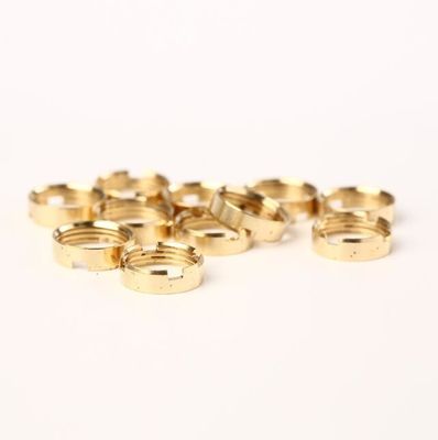 El trabajar a máquina de cobre de cobre amarillo del hardware de la maquinaria de Ring Non Standard Core Moving de la precisión