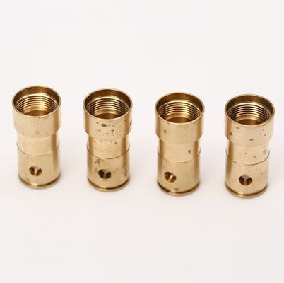 Tubo de cobre no estándar de torneado de cobre amarillo fuerte/durable de las piezas