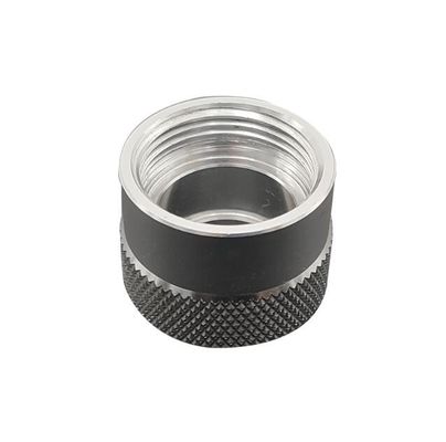 Las piezas que trabajan a máquina de acero inoxidables del CNC envuelven el resbalón principal del conector del espiral del metal no