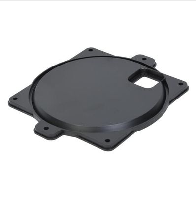 Servicio electroforético del bastidor de la precisión de la aleación de aluminio negro para los accesorios eléctricos