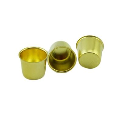 Piezas de dibujo de cobre de encargo, casquillo del cobre del fusible del agujero ciego