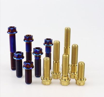El arco micro de la aleación del titanio que anodiza a Mao Self Drilling Self Tapping atornilla el acero inoxidable