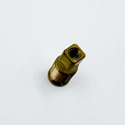 La precisión de cobre amarillo dio vuelta a piezas de precisión de aluminio no estándar de los componentes