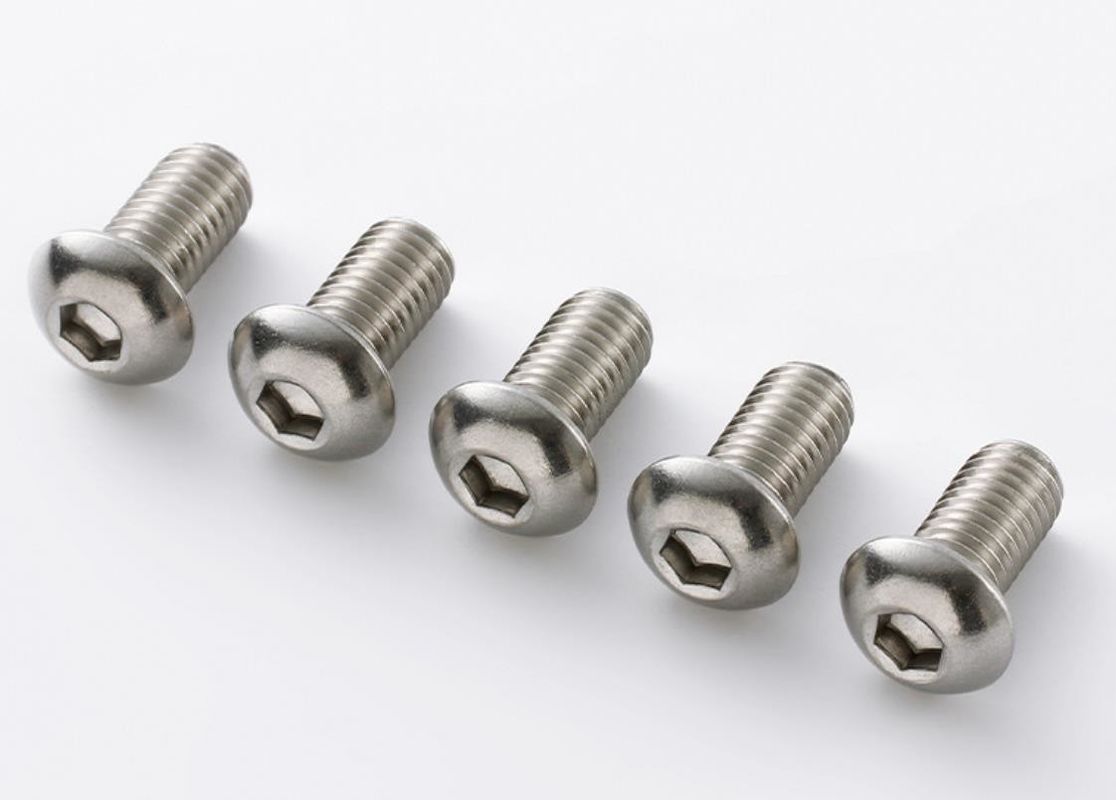 Altos el hexágono principal redondo de acero inoxidable de la dureza 304 atornilla el 100% modificado para requisitos particulares bajo normas de calidad del UNI del estruendo BS del ISO