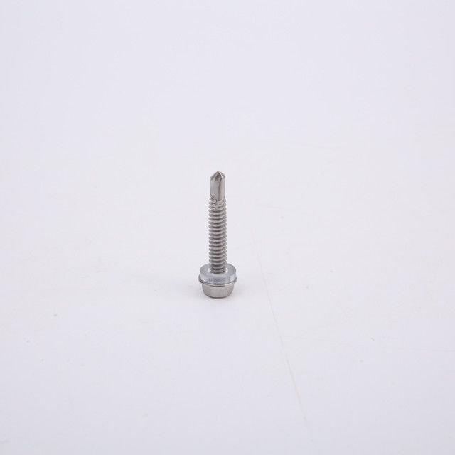 410 tornillo hexagonal penetrante de acero inoxidable de la perforación del reborde de los tornillos M4.2-M6.3