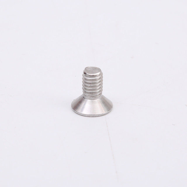 El acero inoxidable de M1.6 M2.5 atornilla el tornillo avellanado hexágono principal plano de la cabeza DIN7991