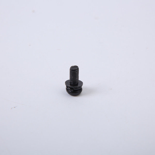 Arandela elástica plana ahuecada cruzada M2M3M4M6 de la cabeza de la ronda del negro de Pan Head Screws GB9074.8