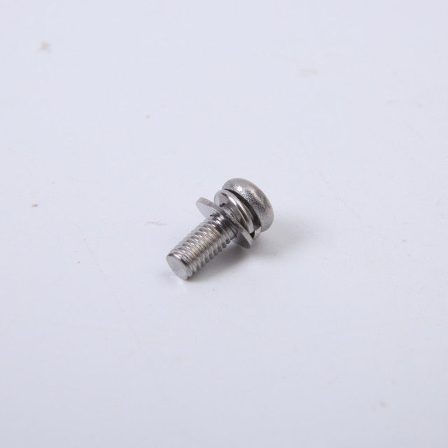 Tornillos de acero inoxidables del M2 M2.5 M3 M4 alrededor de la combinación principal de Pan Head Bolt With Washer