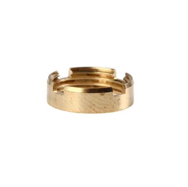 El trabajar a máquina de cobre de cobre amarillo del hardware de la maquinaria de Ring Non Standard Core Moving de la precisión